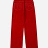 Concert Outfit Solid Color Casual Jeans