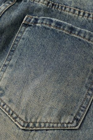 Concert Outfit Solid Vintage Loose Jeans
