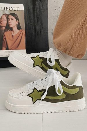 Concert Outfit Star Color Matching Casual Shoes