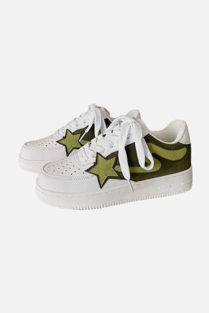 Concert Outfit Star Color Matching Casual Shoes