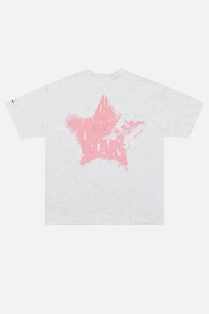Concert Outfit Star Letter Print Tee