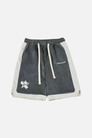 Concert Outfit Stereoscopic Star Suede Shorts