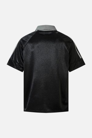Concert Outfit Street Flame Embroidery POLO T-Shirt
