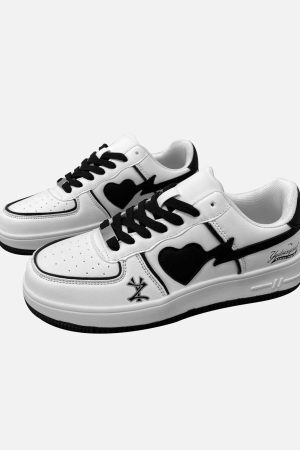 Concert Outfit Street Heart Skate Shoes