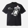 Concert Outfit Street Hip-Hop Portrait Print T-Shirt