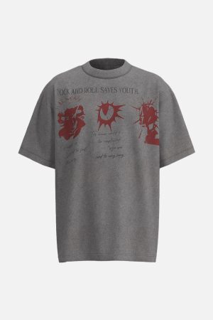 Concert Outfit Street Rock & Roll Graphic T-Shirt