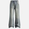 Concert Outfit Stripe Washed Jeans