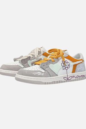 Concert Outfit Sunflower Couple Sports Skate Shoe