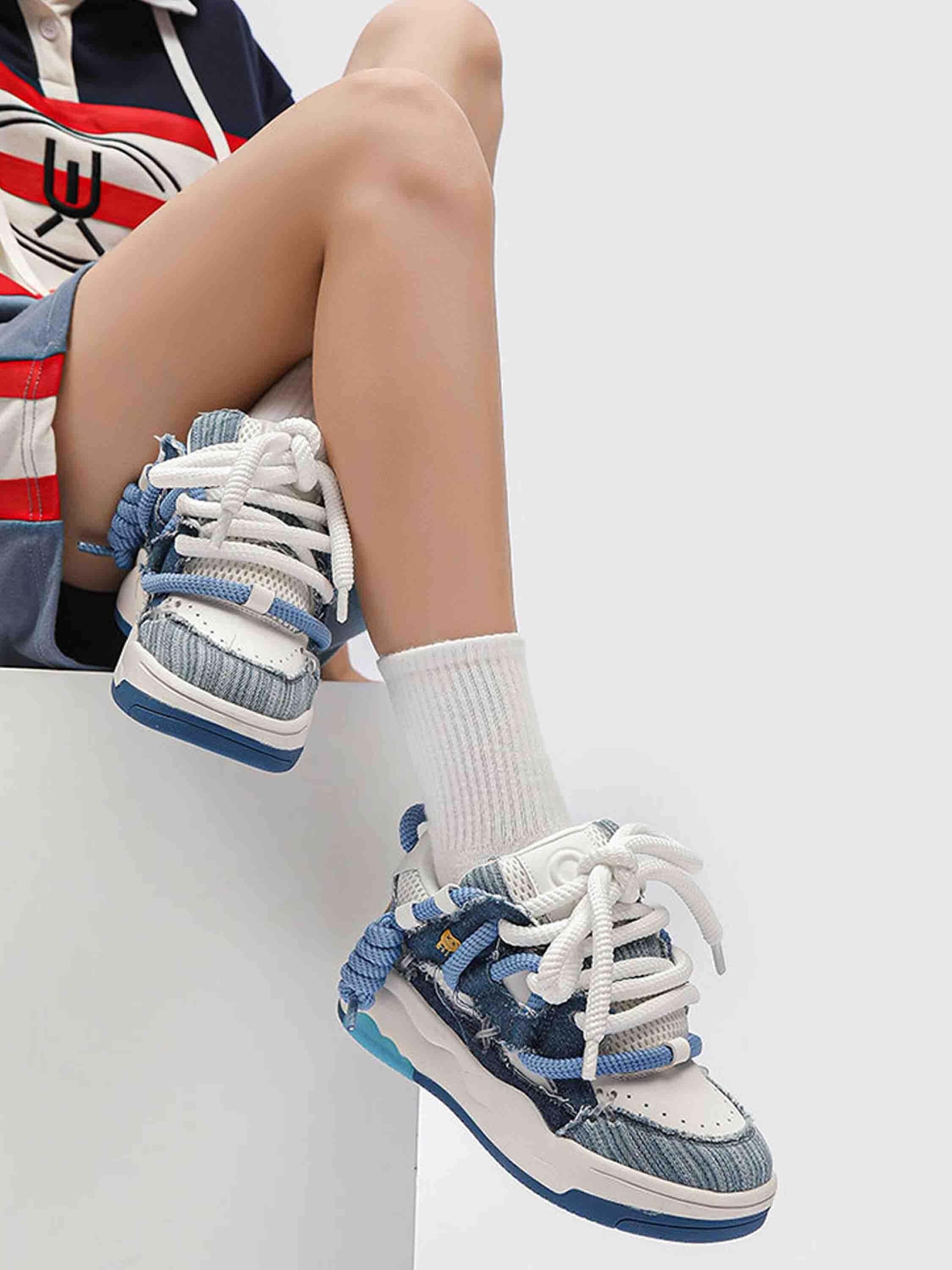 Concert Outfit Thick-Soled Couple Casual Board Shoes
