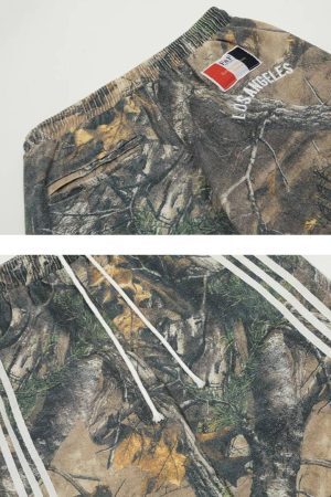 Concert Outfit Tree Branches Digital Print Drapey Pants
