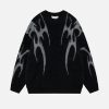 Concert Outfit Tribal Jacquard Knit Sweater