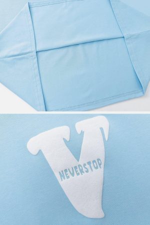 Concert Outfit V Graphic Print Tee