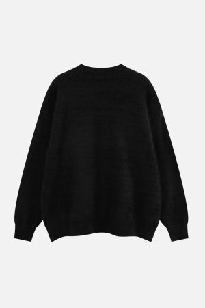 Concert Outfit Vinatge Cartoon Dog Cleanfit Sweater