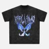 Concert Outfit Vintage Butterfly Print Loose T-Shirt