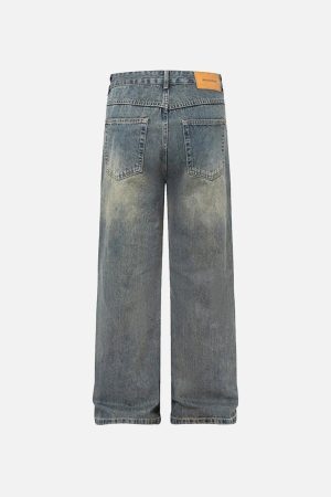 Concert Outfit Vintage Classic Washed Jeans