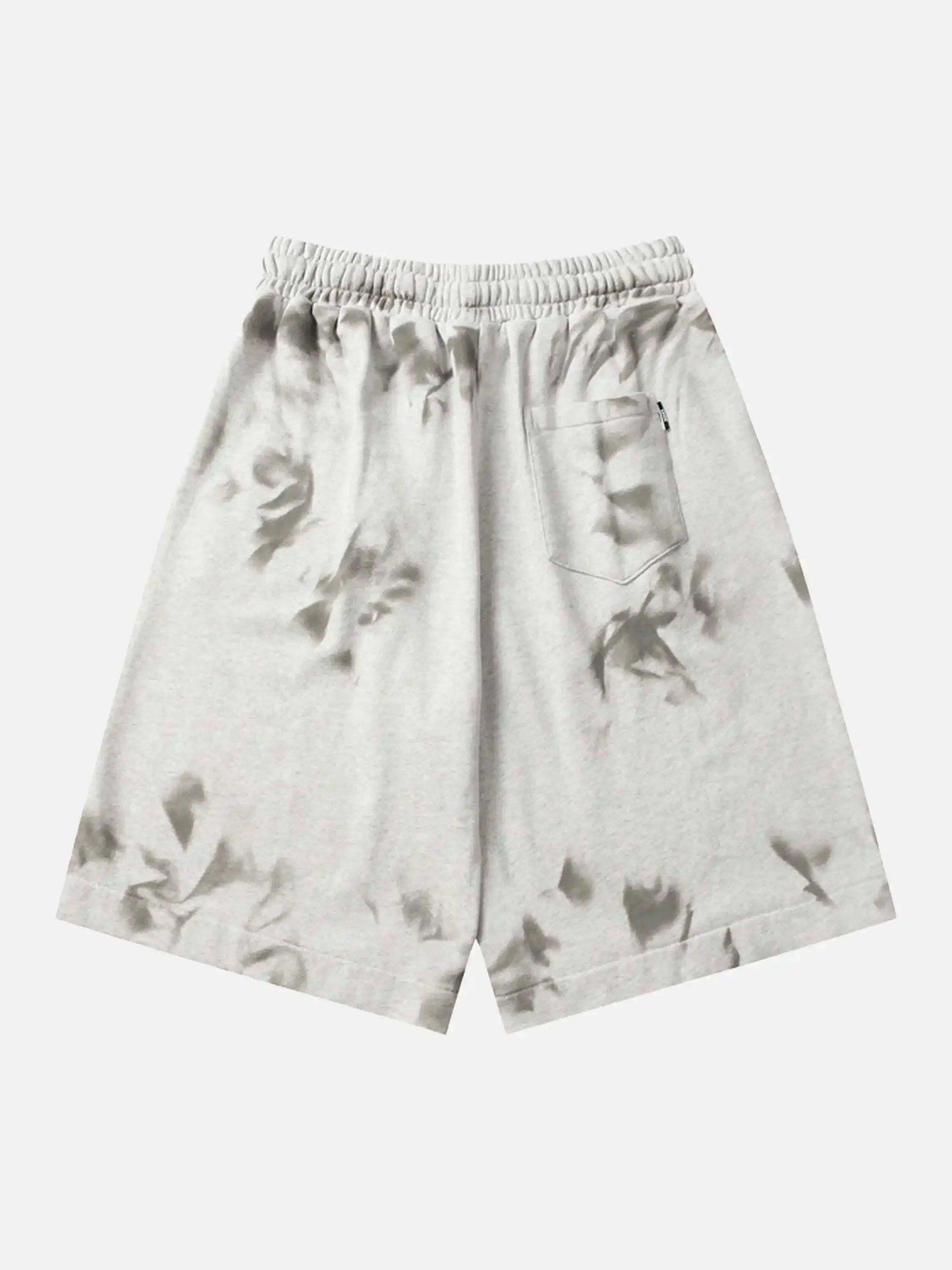 Concert Outfit Vintage Dirty Elastic Drawstring Loose Shorts