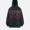 Concert Outfit Vintage Distressed Pearls Hoodie