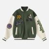 Concert Outfit Vintage Embroidered Baseball Jacket