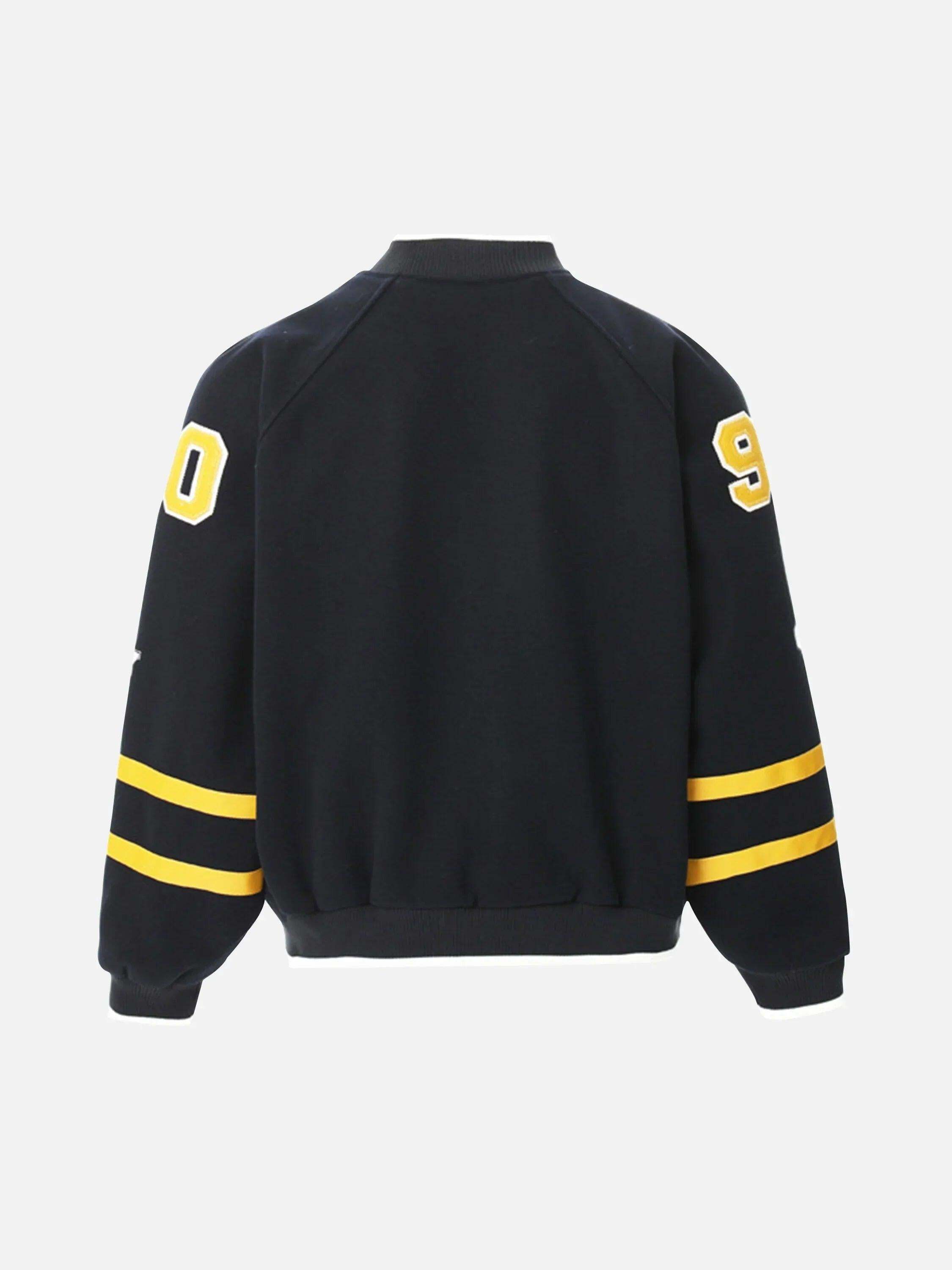 Concert Outfit Vintage Embroidered Varsity Baseball Jacket