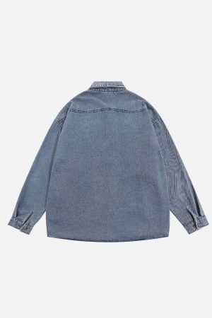 Concert Outfit Vintage Embroidery Cowboy Shirt
