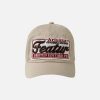Concert Outfit Vintage Embroidery Letter Cap