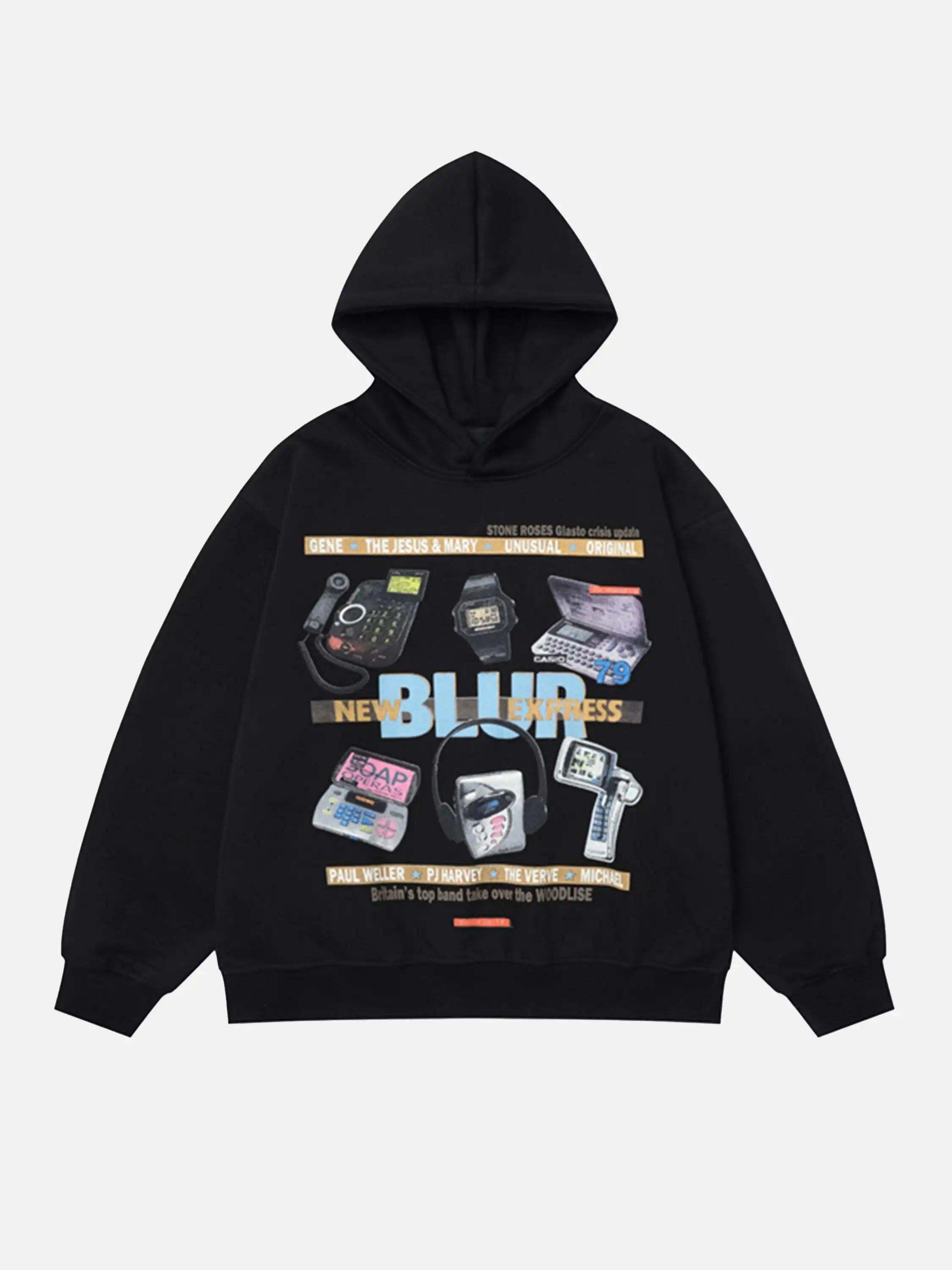 Concert Outfit Vintage Era Electronics Hoodie
