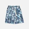 Concert Outfit Vintage Floral Oil Painting Beach Shorts