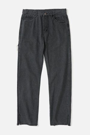 Concert Outfit Vintage Frayed Wash Jeans