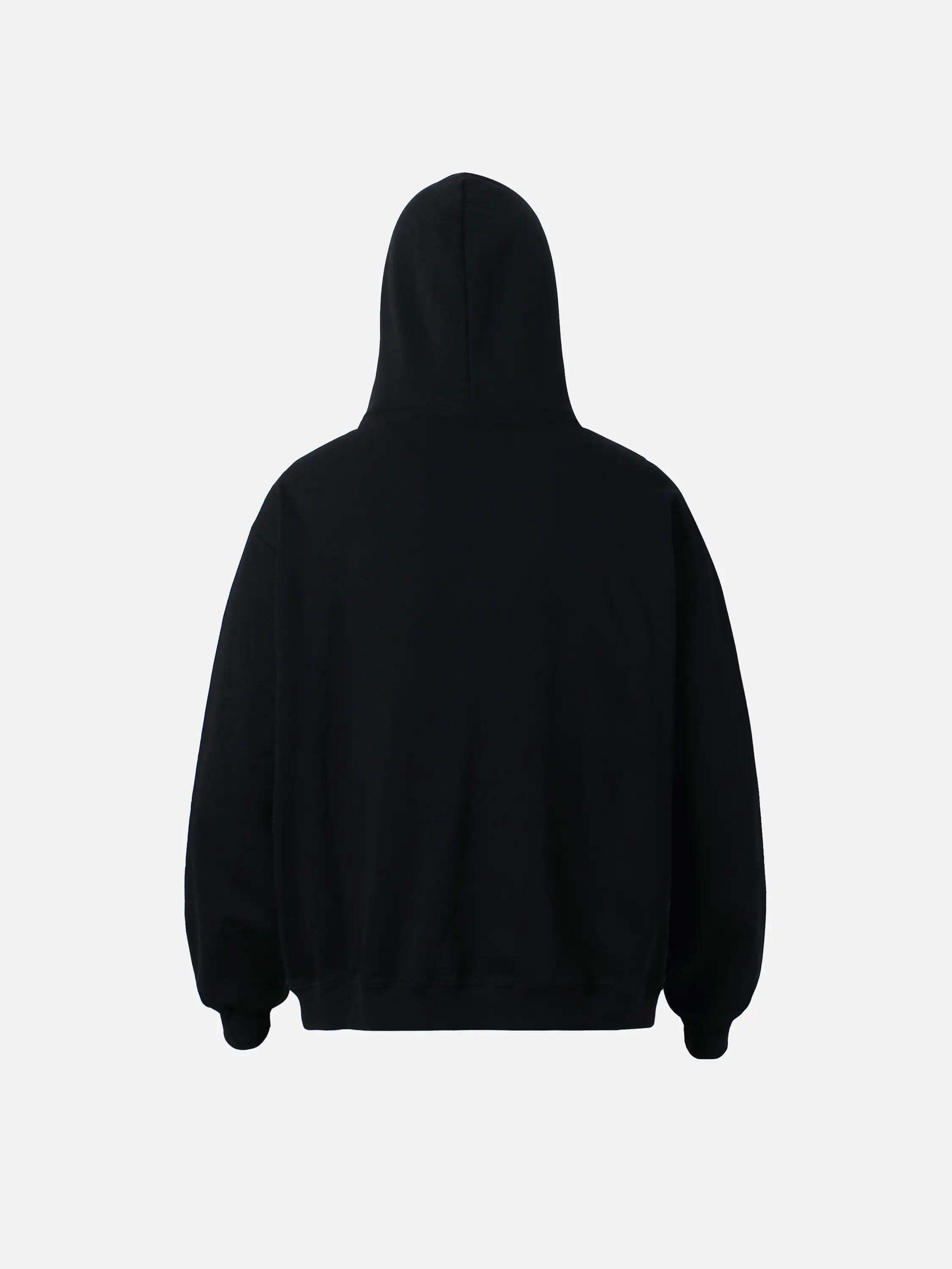 Concert Outfit Vintage Heart Print Hoodie