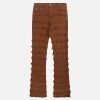 Concert Outfit Vintage Layered Raw Edge Slim Jeans