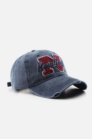 Concert Outfit Vintage Letter 'N' Baseball Cap