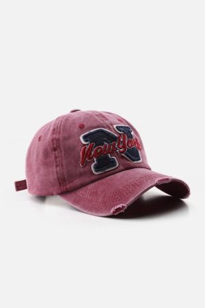 Concert Outfit Vintage Letter 'N' Baseball Cap