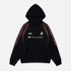 Concert Outfit Vintage Letter Print Hip-Hop Hoodie