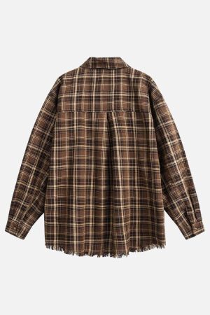 Concert Outfit Vintage Portrait Applique Long Sleeve Shirt