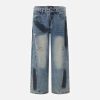 Concert Outfit Vintage Ripped Jeans