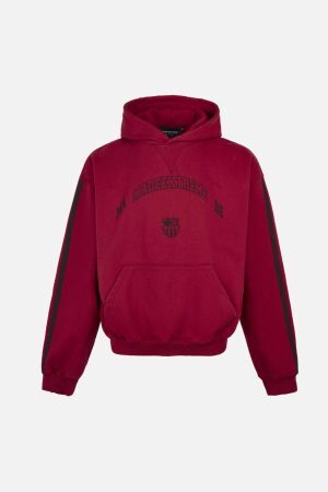 Concert Outfit Vintage Stripe Print Hoodie