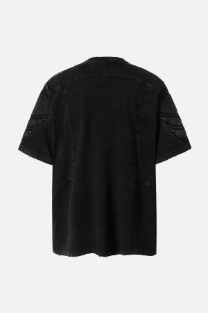 Concert Outfit Vintage Washed Crew Neck T-Shirt