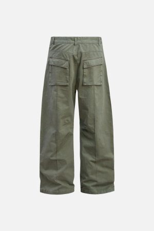 Concert Outfit Vintage Washed Distressed Cargo Pants