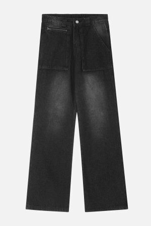 Concert Outfit Vintage Water-Wash Jeans