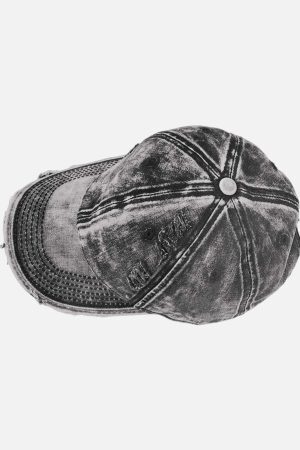 Concert Outfit Washed Denim Outdoor  Cap