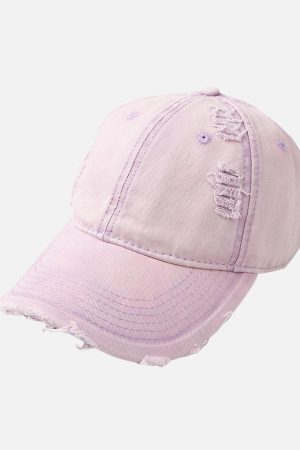 Concert Outfit Washed Denim Outdoor  Cap