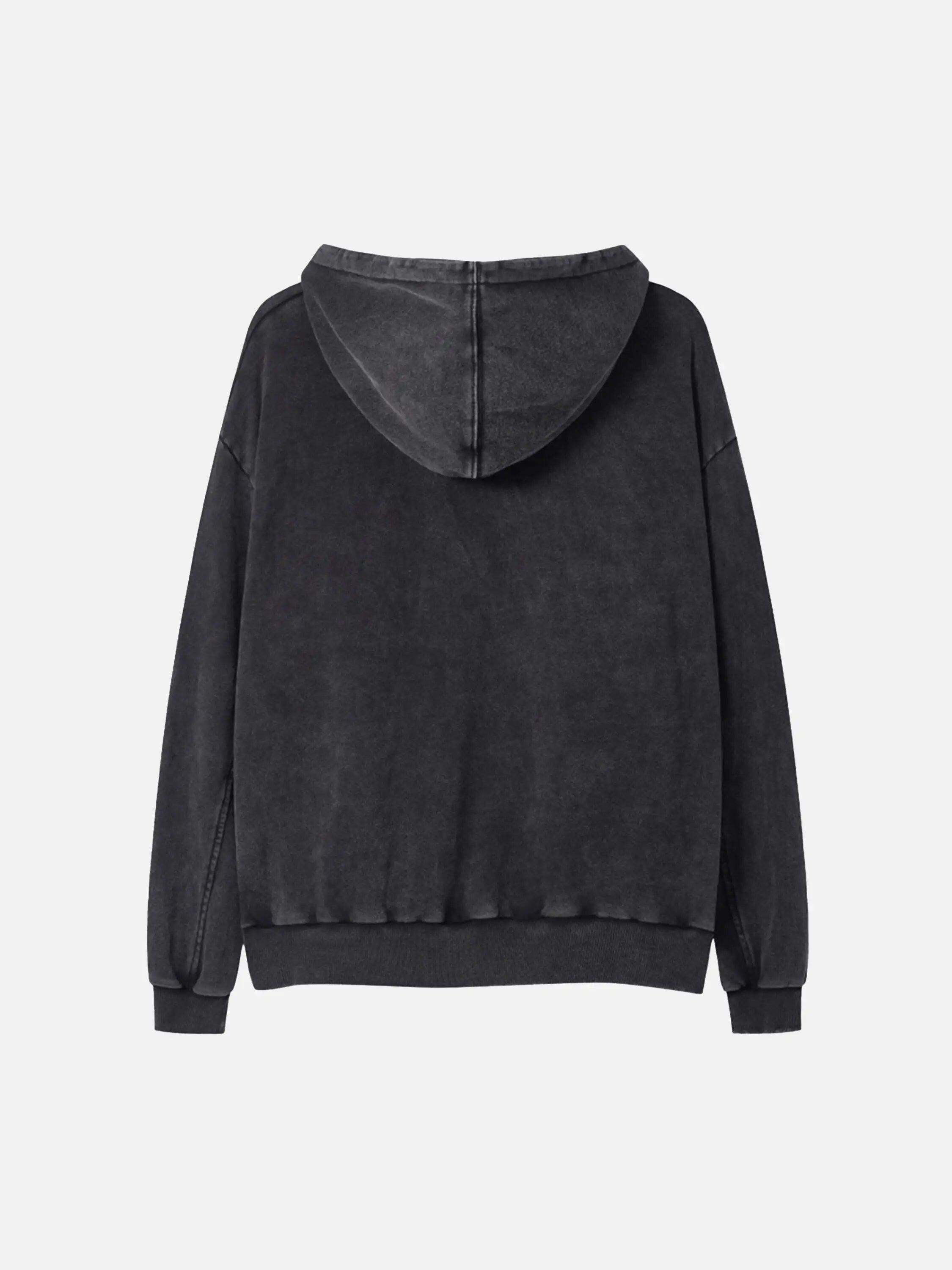 Concert Outfit Washed Paint Splash Hoodie