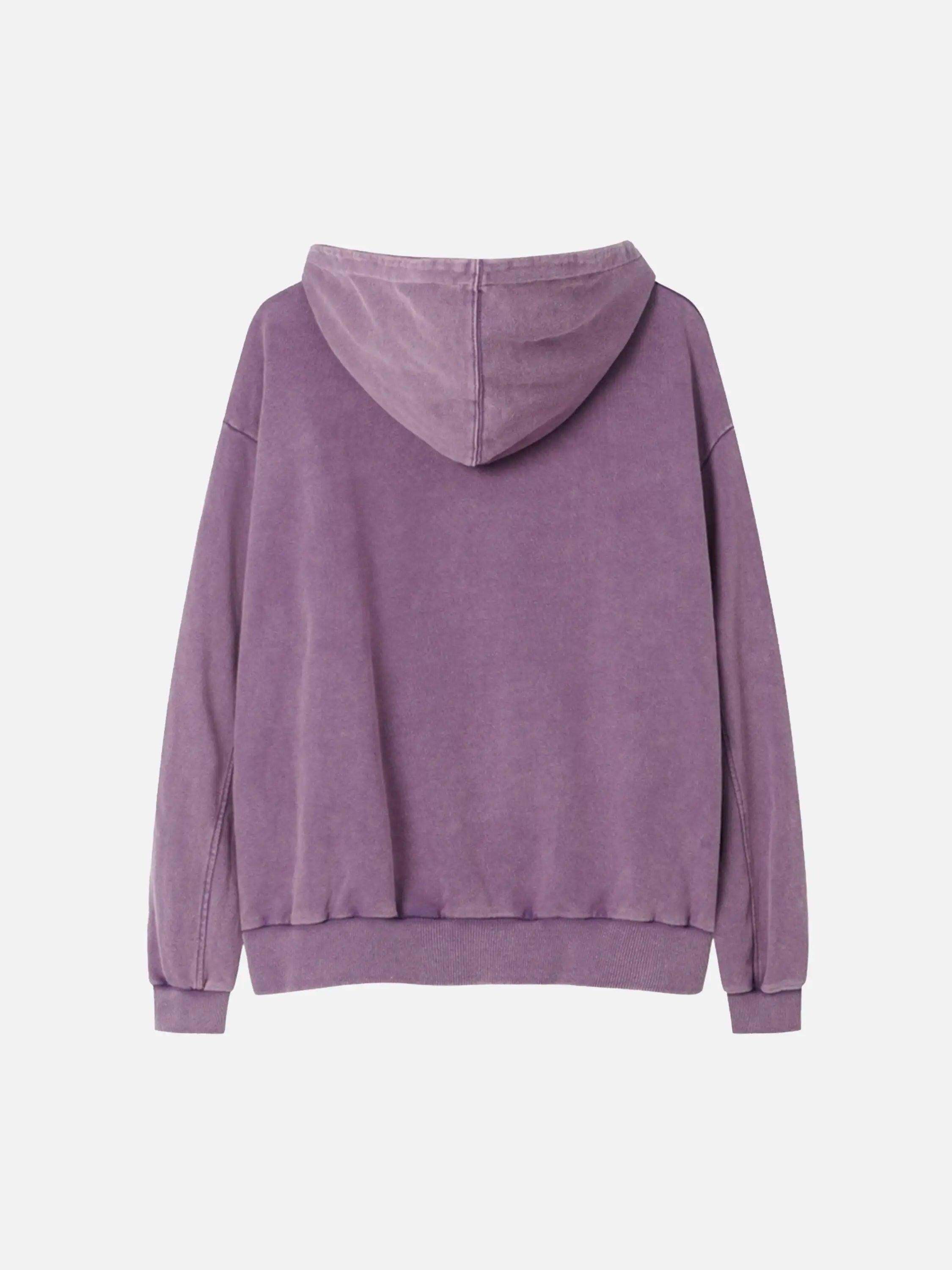 Concert Outfit Washed Paint Splash Hoodie