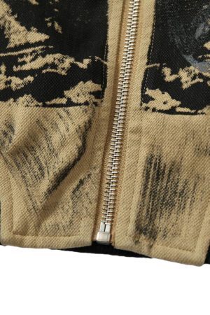 Concert Outfit Wasteland Patchwork Graffiti Badge Detroit Jacket