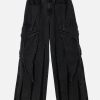 Concert Outfit Wasteland Punk Washed Wide Leg Jeans