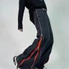 Concert Outfit Zip Up Stripe Jeans