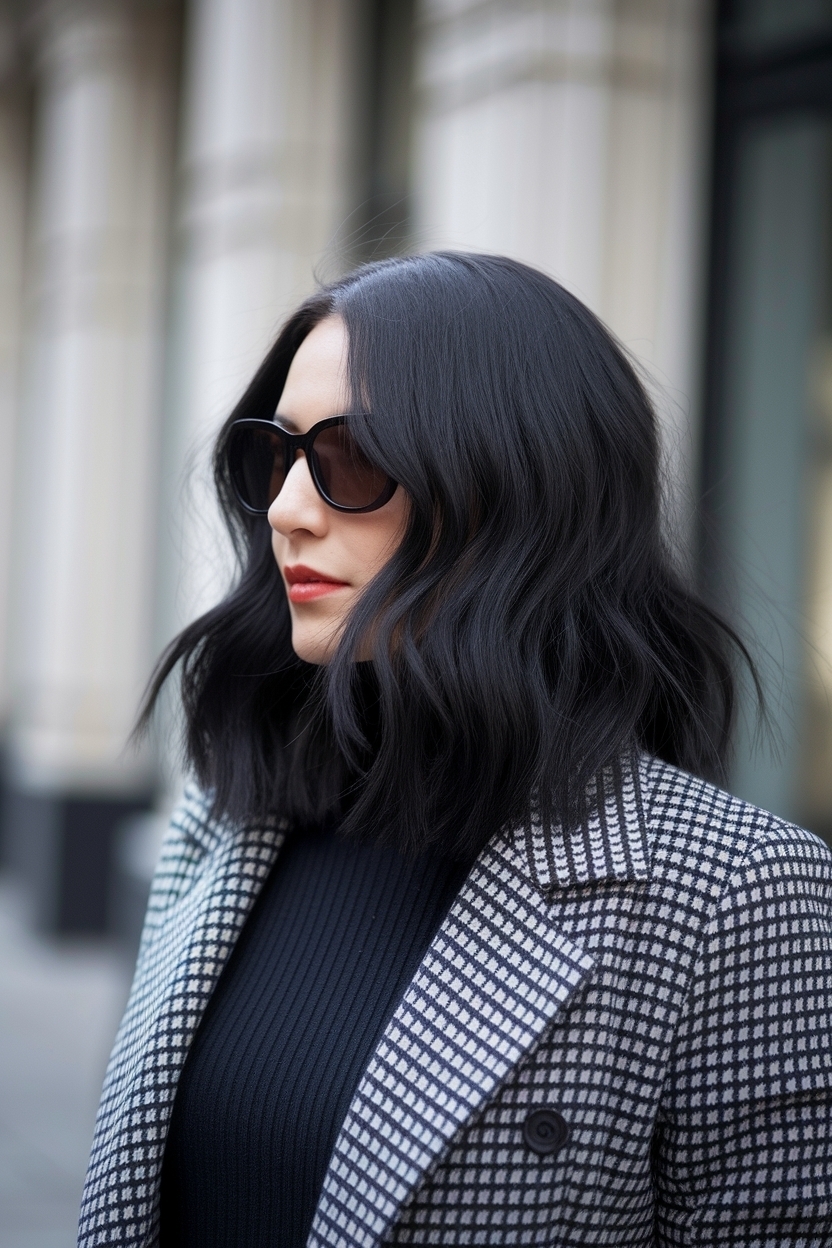Dark Hair Color Ideas for Black Hair This Season outfit idea