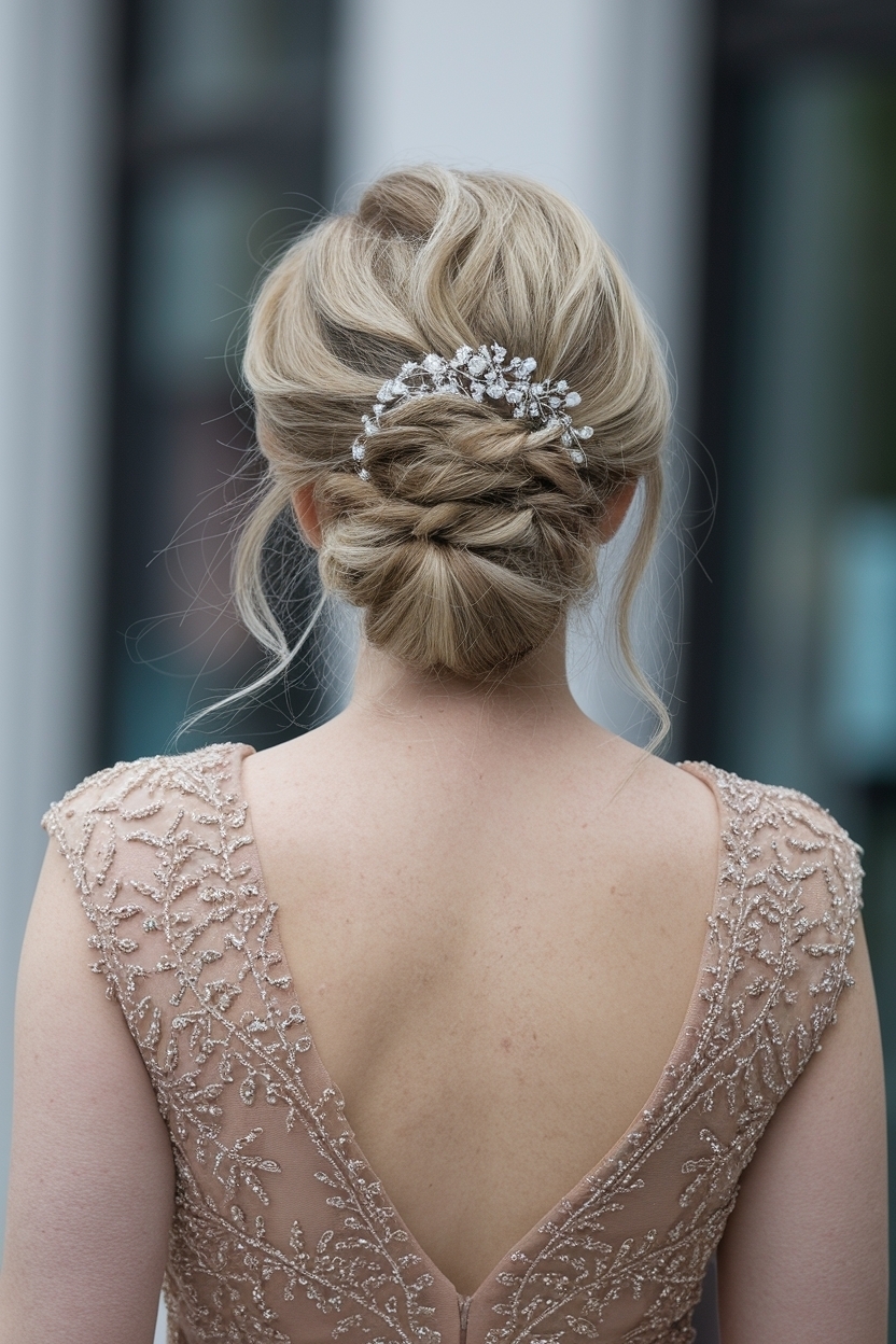 Best Formal Hairstyles for Medium Length Hair Half Up outfit idea