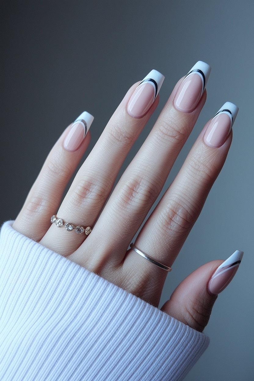 Gorgeous French Tip Short Acrylic Nails for Every Occasion outfit idea