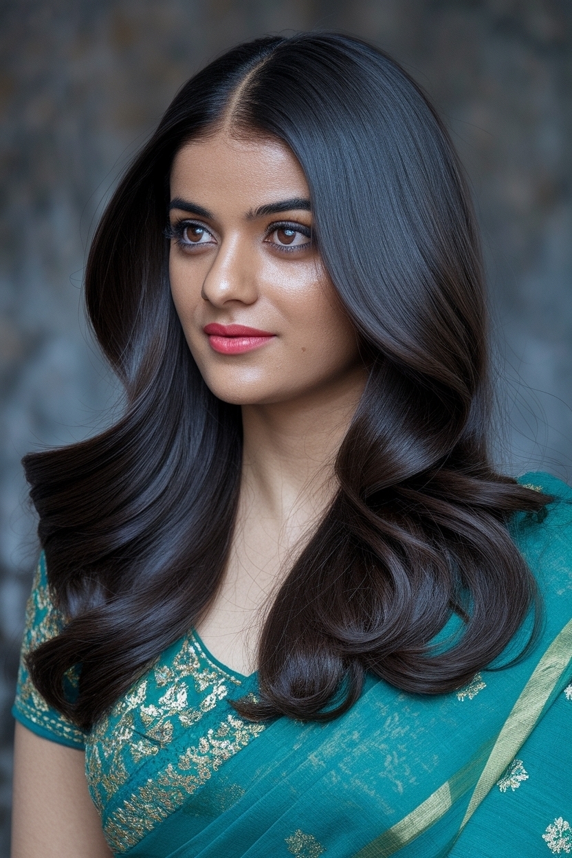 Hair Color for Dark Skin Tone Indian: Vibrant Options to Explore outfit idea